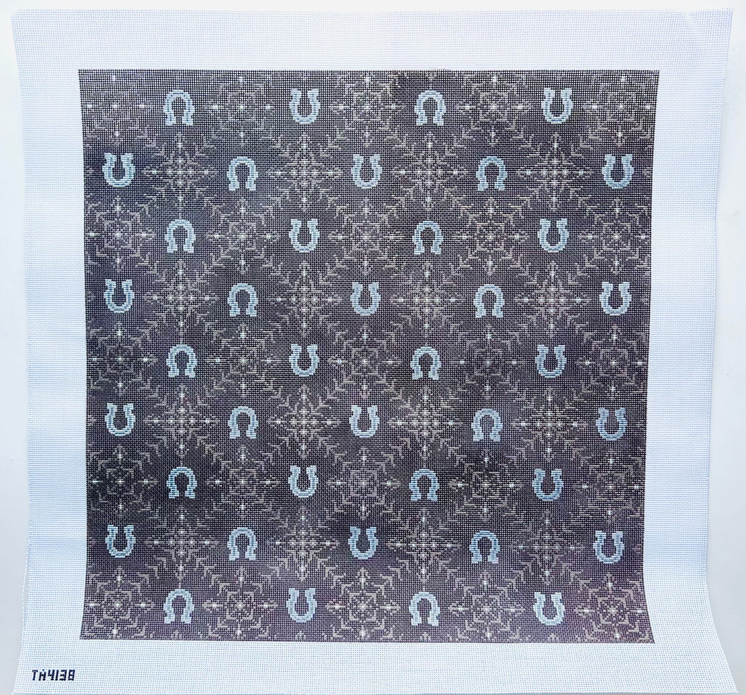 Kismet Horseshoe Bandana Brown
