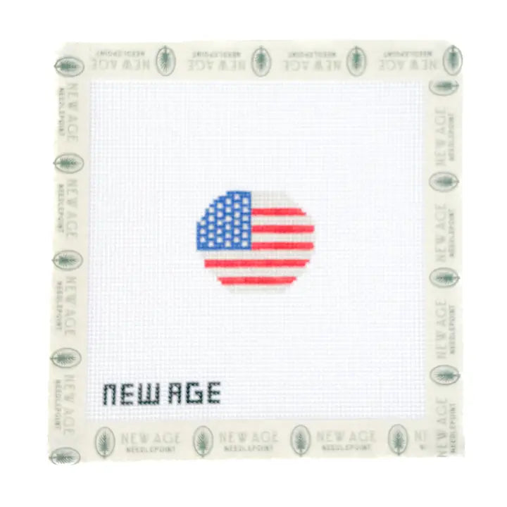 Mini Circle American Flag
