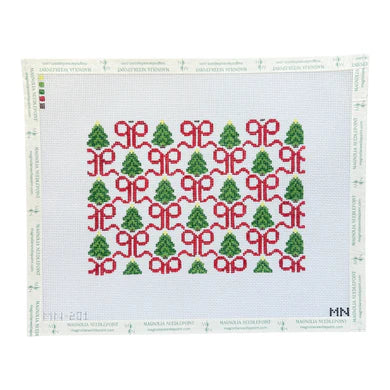 Red Bows & Trees Rectangle