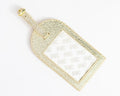 Bag Tag- Gold Palm