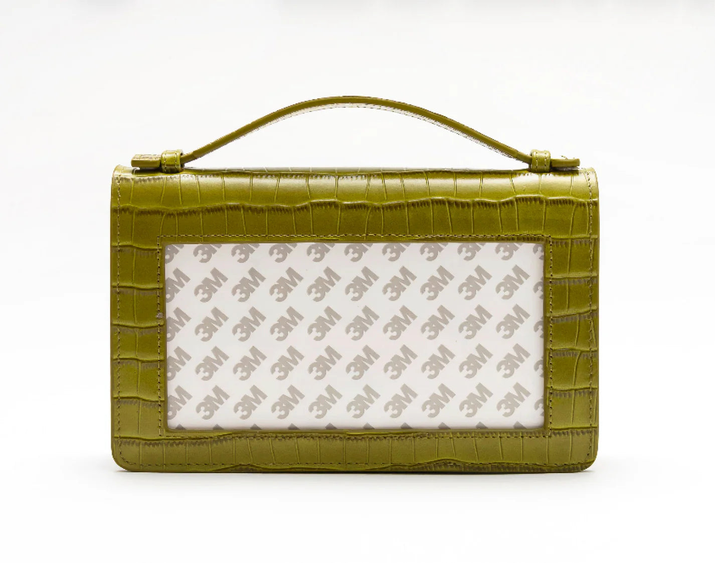 The Everyday Clutch- Green Croc