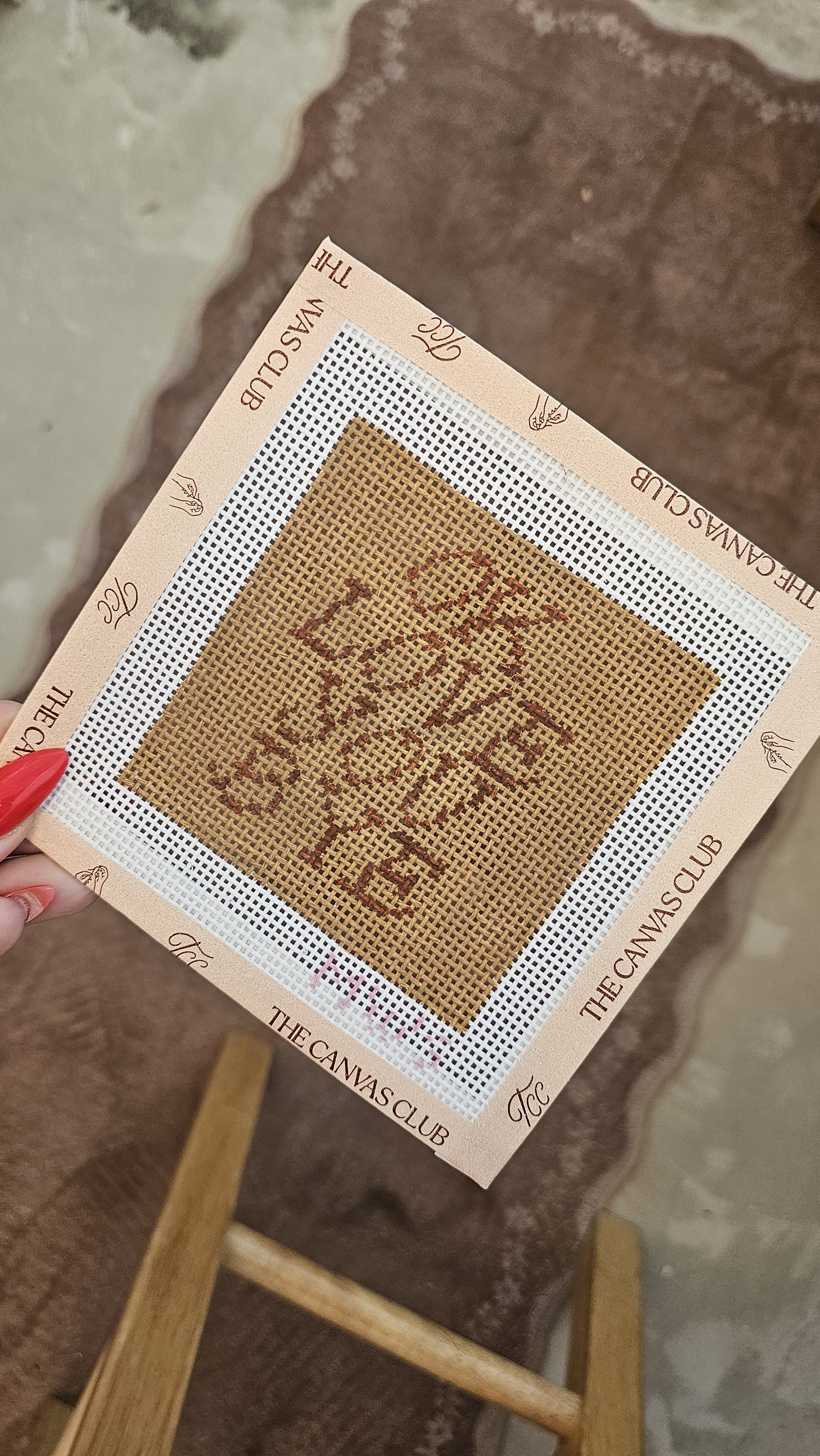 Needlepoint 102 Intermediate Class- July 18th (Ok Love You Bye)
