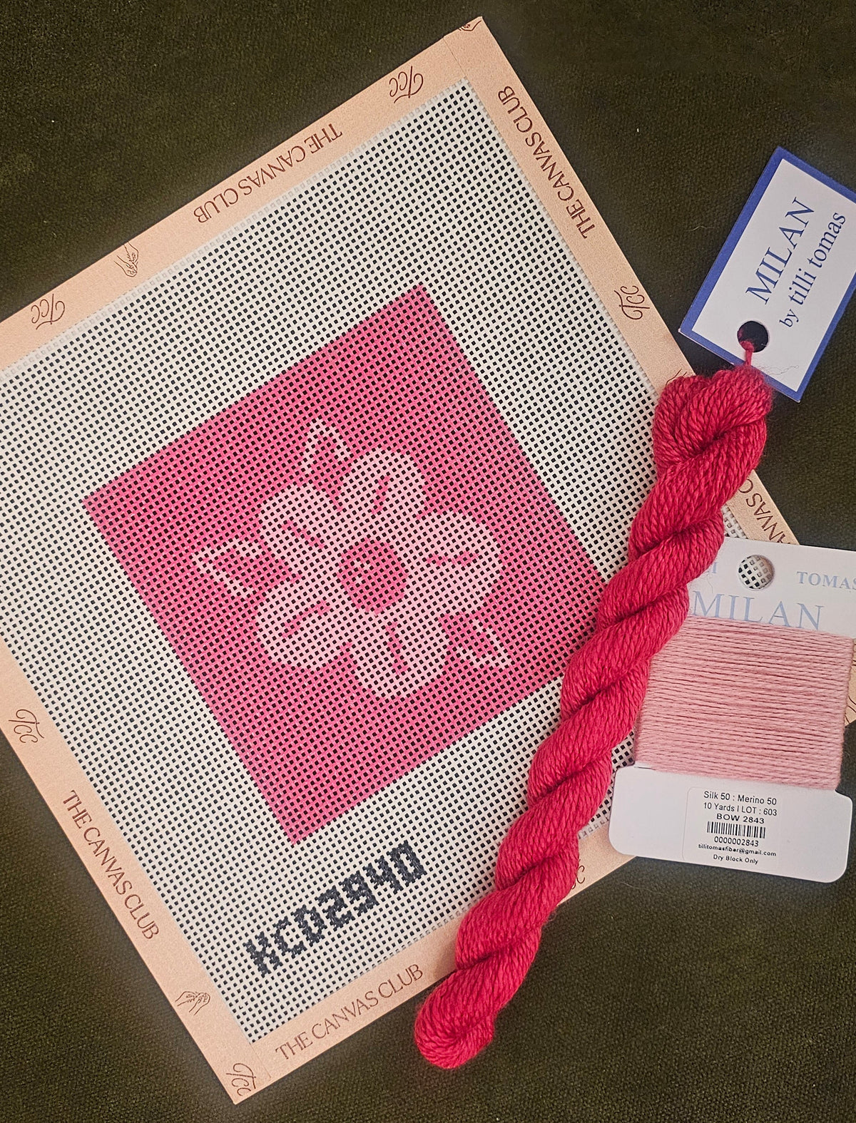 Needlepoint 101 Beginner Class- October 6th